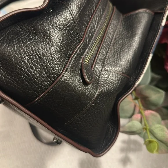 Coach Blue patchwork denim satchel/crossbody Bag - Picture 13 of 14